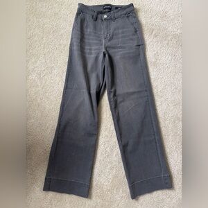 NWT Susan Graver Charcoal Flare Jeans 2